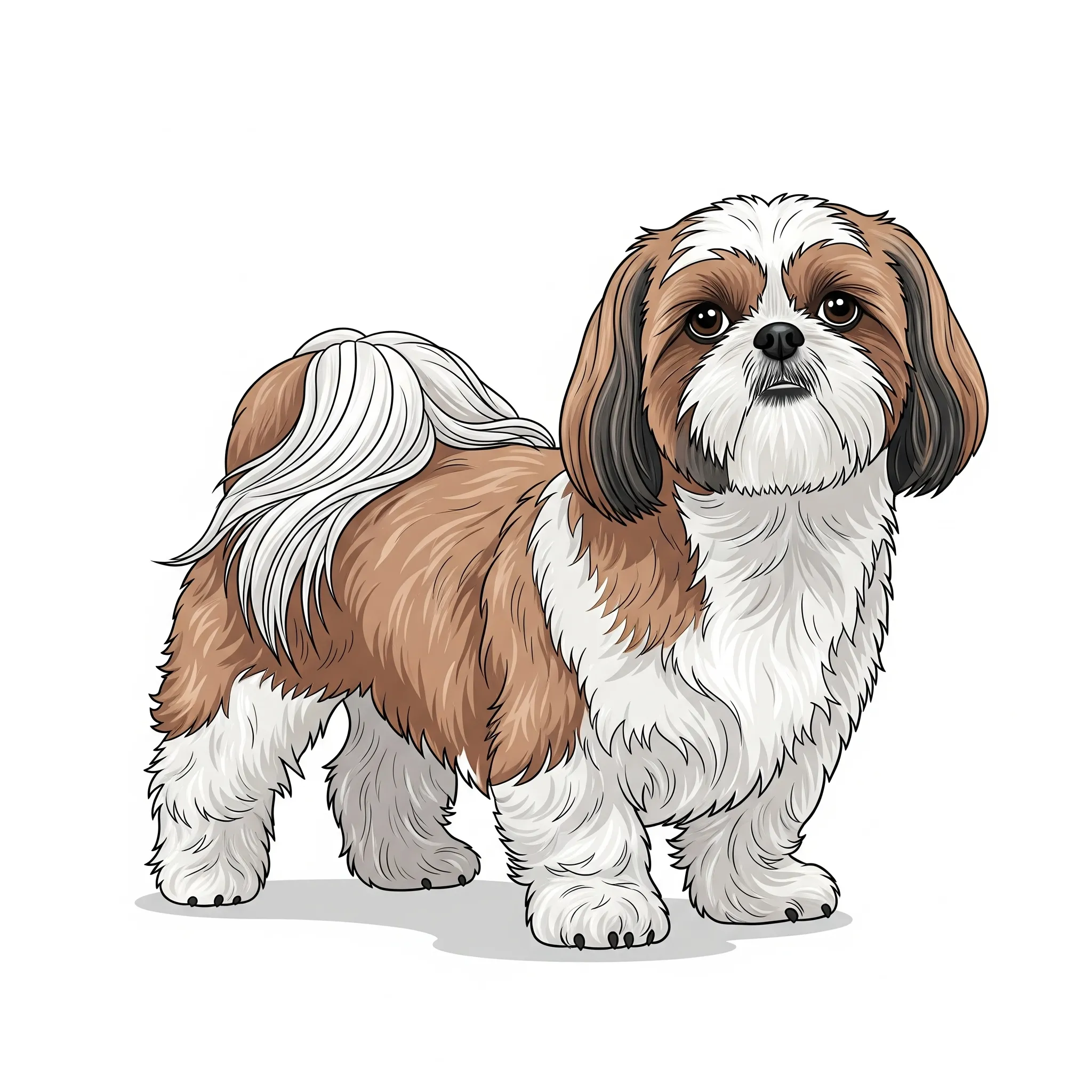 Shih Tzu dog breed - A charming lapdog with a royal heritage.